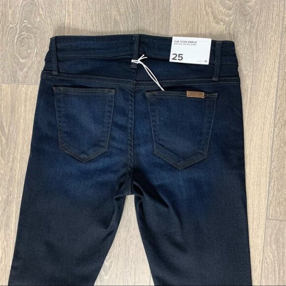 Joe's Jeans Women's Icon Skinny Ankle Jeans Mid Rise Denim Dark Wash - Picture 13 of 15